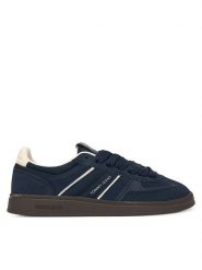 Tommy Jeans Sneakersy The Greenwich Edge Suede EN0EN02924 Granatowy. Niebieskie obuwie sportowe damskie Tommy Jeans, z jeansu, bez zapięcia. Za 449.99 zł.