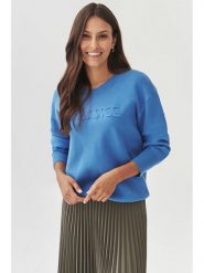 TATUUM Bluza w kolorze niebieskim rozmiar: XL. Niebieskie bluzy damskie TATUUM, xl, bez wzorów, bez kaptura. Za 140.20 zł.
