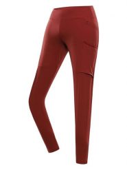 Alpine Pro Legginsy funkcyjne "Gerwa 2" w kolorze czerwonym rozmiar: S. Czerwone legginsy damskie Alpine Pro, s, bez wzorów, z materiału, outdoorowe. Za 161.45 zł.