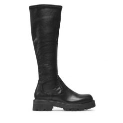 Kozaki Vagabond Shoemakers. Czarne kozaki damskie Vagabond Shoemakers, bez obcasa, na płaskiej podeszwie, bez zapięcia. Za 949.99 zł.