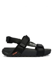 Palladium Sandały Offsandal Strap 94682-008-M Czarny. Czarne sandały damskie Palladium, bez wzorów, z materiału, bez obcasa, na płaskiej podeszwie, bez zapięcia. Za 399.99 zł.