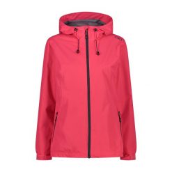 Damska wodoodporna kurtka ripstop z kapturem CMP. Czerwone kurtki damskie CMP, na wiosnę, xs, bez wzorów, z kapturem. Za 323.50 zł.