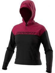 DYNAFIT Bluza funkcyjna w kolorze czarno-fioletowym rozmiar: S. Czarne bluzy damskie Dynafit, s, bez wzorów, z materiału, z kapturem. Za 220.12 zł.