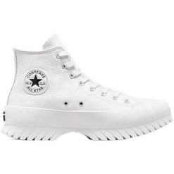 Buty do chodzenia damskie Converse Ctas Lugged 2.0. Białe obuwie sportowe casual damskie Converse, z materiału, trekkingowe. W wyprzedaży za 444.20 zł.
