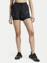 Adidas by Stella McCartney Szorty sportowe TruePurpose 2-in-1 IB6824 Czarny Regular Fit. Czarne spodenki sportowe damskie adidas by Stella McCartney, xs, bez wzorów, z syntetyku, na fitness i siłownię. Za 339.99 zł.