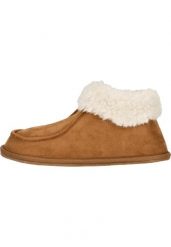Kapcie Whistler Elian. Brązowe kapcie damskie WHISTLER, z materiału. Za 221.50 zł.