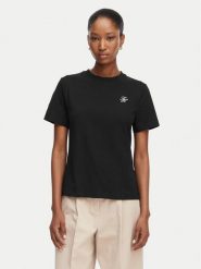 Tommy Hilfiger T-Shirt Th Script WW0WW49941 Czarny Regular Fit. Czarne t-shirty damskie Tommy Hilfiger, xxs, bez wzorów, z bawełny, bez kołnierzyka. Za 169.99 zł.