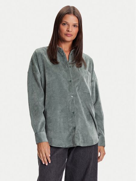 Vero Moda Koszula Sanne 10317194 Zielony Oversize. Zielone koszule damskie Vero Moda, m, bez wzorów, z syntetyku, bez kołnierzyka, bez ramiączek. Za 109.99 zł.