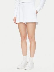 Save The Duck Szorty materiałowe DF2053W CLEE20 Biały Regular Fit. Białe szorty damskie Save the duck, bez wzorów, z bawełny. Za 259.99 zł.