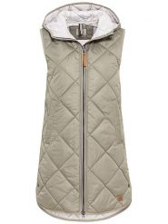 Camel Active Kamizelka pikowana w kolorze jasnozielonym rozmiar: 40. Zielone kamizelki damskie Camel Active, bez wzorów, bez kaptura. Za 223.99 zł.