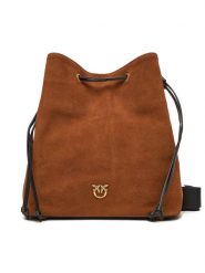 PINKO Torebka Secchiello Classic PE 25 PLTT 104305 A2CC Brązowy. Brązowe torebki klasyczne damskie Pinko, ze skóry, bez dodatków. Za 869.99 zł.