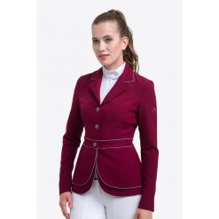 Kurtka pokazowa Softshell damska Venice - Double Front Panel Technology. Czerwone kurtki damskie CAVALLIERA, xl, bez wzorów, z softshellu, bez kaptura. W wyprzedaży za 1,021.50 zł.