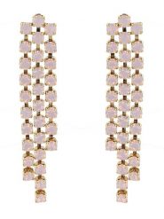 Otazu Pozłacane kolczyki-wkrętki z kryształami Swarovski rozmiar: onesize. Żółte kolczyki damskie Otazu, z kryształem, pozłacane. Za 173.99 zł.