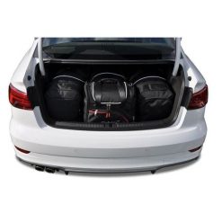 Torby Do Bagażnika Audi A3 Limousine 2013-2020 4Szt Kjust. Czarne torby podróżne KJUST, bez wzorów. Za 1,330.00 zł.