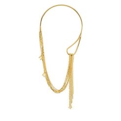 Naszyjnik Elisabetta Franchi. Żółte naszyjniki damskie Elisabetta Franchi, złote. Za 1,179.00 zł.