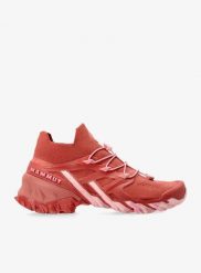 Buty turystyczne damskie Mammut Aegility Pro Mid. Czerwone obuwie trekkingowe damskie Mammut, z dzianiny, bez zapięcia. Za 724.90 zł.