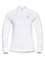 Odlo Bluza polarowa "Berra" w kolorze białym rozmiar: XS. Białe bluzy damskie ODLO, xs, bez wzorów, z polaru, bez kaptura. Za 232.23 zł.