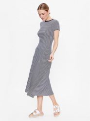 Polo Ralph Lauren Sukienka codzienna 211892669001 Granatowy Regular Fit. Niebieskie sukienki damskie Polo Ralph Lauren, bez wzorów, z bawełny, bez ramiączek. Za 999.99 zł.