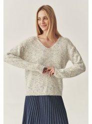 TATUUM Sweter w kolorze kremowym rozmiar: S. Brązowe swetry klasyczne damskie TATUUM, s, z wełny, bez kołnierzyka. Za 165.71 zł.