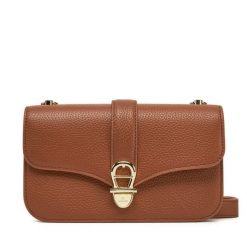 Torebka Aigner. Brązowe listonoszki damskie Aigner, bez wzorów, bez dodatków. Za 1,349.00 zł.