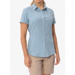 Koszula turystyczna damska Vaude Seiland Shirt III. Niebieskie koszule damskie Vaude, bez wzorów, casualowe, bez kołnierzyka, bez ramiączek. Za 344.20 zł.