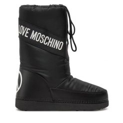 Śniegowce LOVE MOSCHINO. Czarne śniegowce damskie Love Moschino. Za 579.99 zł.