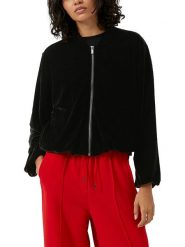 S.Oliver Kurtka przejściowa w kolorze czarnym rozmiar: 38. Czarne kurtki damskie S.Oliver, s, bez wzorów, bez kaptura. Za 130.99 zł.