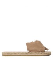 Manebi Espadryle Sandals With Knot W 1.9 JK Beżowy. Brązowe espadryle damskie Manebi, bez wzorów, ze skóry, bez obcasa. Za 449.99 zł.