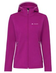 Kurtka damska Idris Fleece Hoody. Czerwone kurtki damskie Vaude, na zimę, s, bez wzorów, z materiału, z kapturem. Za 519.00 zł.