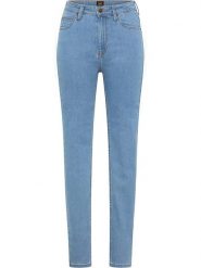 Lee Dżinsy "Scarlett" - Skinny fit - w kolorze błękitnym rozmiar: W27/L29. Niebieskie jeansy damskie Lee, z podwyższonym stanem. Za 105.63 zł.