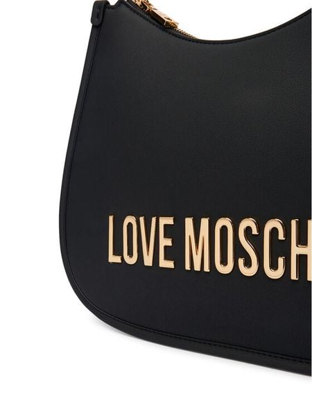 LOVE MOSCHINO Torebka JC4021PP1OKD0000 Czarny. Czarne torebki klasyczne damskie Love Moschino, ze skóry, bez dodatków. Za 1,009.00 zł.