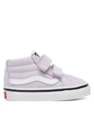 Vans Sneakersy SK8-Mid Toddler VN000CQ0EMY1 Fioletowy. Fioletowe buty sportowe dziewczęce Vans, bez wzorów, z materiału, bez zapięcia. Za 189.99 zł.