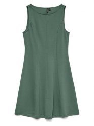 Vero Moda Sukienka w kolorze zielonym rozmiar: XL. Zielone sukienki damskie Vero Moda, bez wzorów, bez ramiączek. Za 69.99 zł.