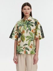Adidas Koszula FARM Premium JD6280 Zielony Loose Fit. Zielone koszule damskie Adidas, l, bez wzorów, z syntetyku, bez kołnierzyka, bez ramiączek. Za 259.99 zł.