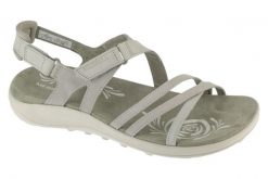 Sandały damskie, Harbor Backstrap. Brązowe sandały damskie Merrell, bez wzorów, z materiału, bez obcasa, bez zapięcia. Za 369.99 zł.