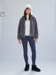 Ocieplane prążkowane legginsy - niebieski. Niebieskie legginsy damskie Sinsay, l, bez wzorów, prążkowane. Za 39.99 zł.