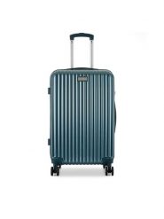 Semi Line Walizka średnia T5955-2 Granatowy. Niebieskie walizki Semi-line, bez wzorów, z tworzywa sztucznego, średnie. Za 299.99 zł.