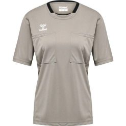 Koszulka damska Hummel hml referee chevron. Szare bluzki damskie Hummel, xl, bez wzorów, sportowe, bez kołnierzyka, bez ramiączek. Za 191.00 zł.