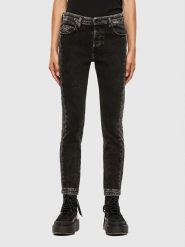 Diesel Clothes Dżinsy "Babhila" - Slim fit - w kolorze czarno-szarym rozmiar: W24/L32. Czarne jeansy damskie Diesel Clothes. Za 131.74 zł.