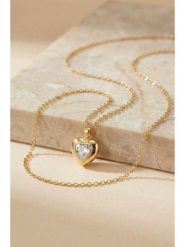 Heliophilia Naszyjnik z zawieszką rozmiar: onesize. Żółte naszyjniki damskie Heliophilia, z mosiądzu. Za 26.99 zł.