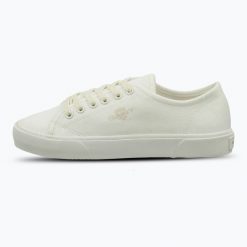 Trampki damskie GANT Zoewill. Białe trampki damskie Gant, bez wzorów, z gumy, bez zapięcia. Za 239.99 zł.
