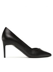 Max Mara Szpilki Phyllis 23452629376 Czarny. Czarne szpilki damskie Max Mara, bez wzorów, ze skóry, bez obcasa, na szpilce, bez zapięcia. Za 2,339.00 zł.