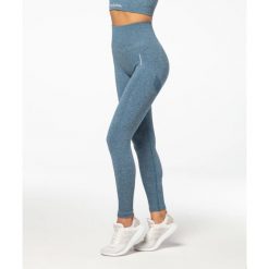 Legginsy bezszwowe Carpatree Allure niebieski melanż. Niebieskie legginsy damskie Carpatree, xs, bez wzorów, z elastanu. W wyprzedaży za 129.99 zł.