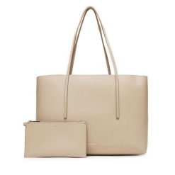 Torebka Calvin Klein. Brązowe torebki klasyczne damskie Calvin Klein, bez dodatków. Za 589.99 zł.
