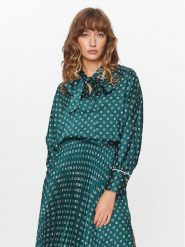 Marella Bluzka Mission 2331160938200 Zielony Regular Fit. Zielone bluzki damskie Marella, bez wzorów, z syntetyku, bez kołnierzyka, bez ramiączek. Za 1,059.00 zł.
