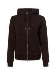 Gant kurtka dresowa Kobiety Materiał dresowy brązowy, S. Brązowe kurtki damskie Gant, s, z aplikacjami, z dresówki, bez kaptura. Za 749.95 zł.