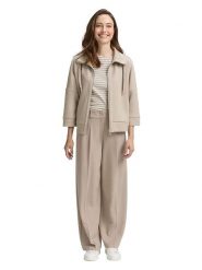 Tom Tailor Bluza w kolorze beżowym rozmiar: M. Brązowe bluzy damskie Tom Tailor, m, bez wzorów, bez kaptura. Za 122.38 zł.