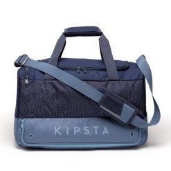 Torba sportowa Kipsta Hardcase 45 l. Niebieskie torby sportowe Decathlon, bez wzorów, z gumy, duże. Za 89.99 zł.