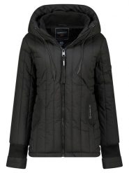 Geographical Norway Kurtka pikowana "Bliss" w kolorze czarnym rozmiar: L. Czarne kurtki damskie Geographical Norway, l, bez wzorów, bez kaptura. Za 192.45 zł.