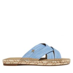Espadryle Tommy Hilfiger. Niebieskie espadryle damskie Tommy Hilfiger, bez wzorów, bez obcasa. Za 399.99 zł.